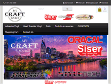 Tablet Screenshot of mycraftsource.com